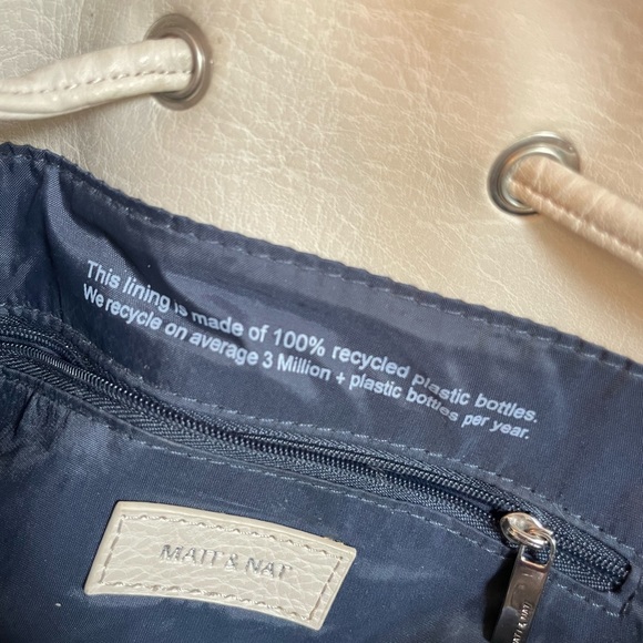 White Lightly Used Matt & Nat Purse - Picture 3 of 5